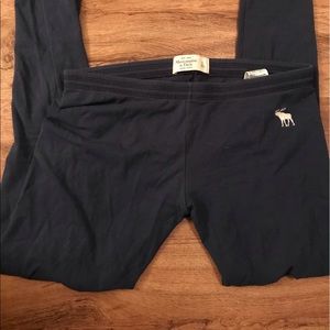 Abercrombie navy blue leggings